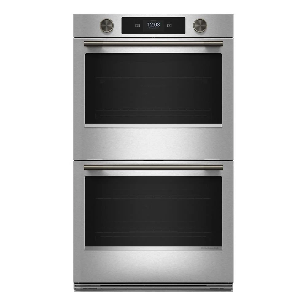 30-inch Smart Electric Double Wall Oven with Assisted Cooking Modes - PrintShield™ Finish view 4