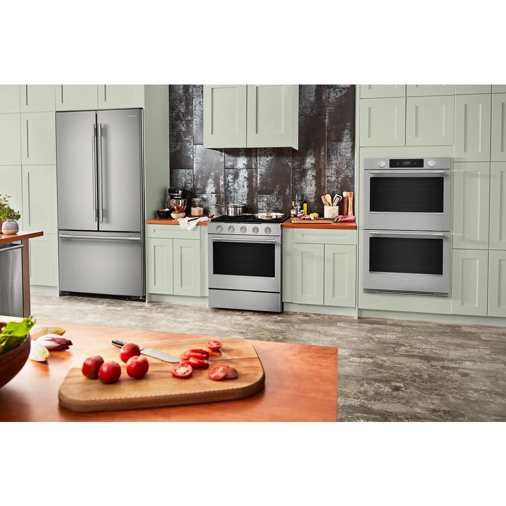 30-inch Smart Electric Double Wall Oven with Assisted Cooking Modes - PrintShield™ Finish view 6