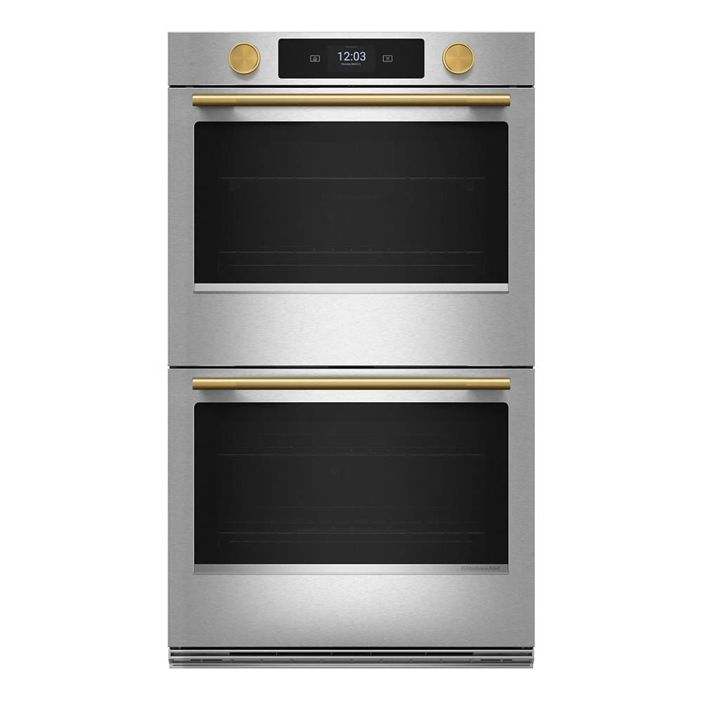 30-inch Smart Electric Double Wall Oven with Assisted Cooking Modes - PrintShield™ Finish view 8