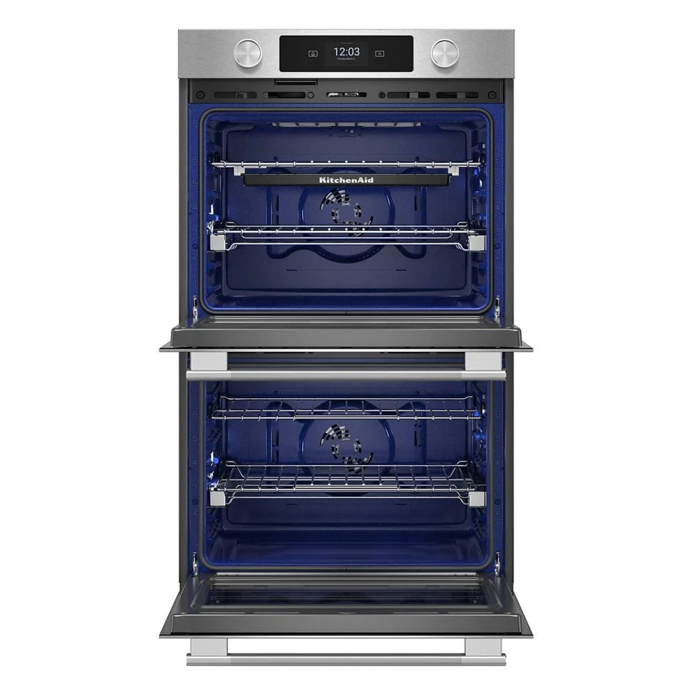 30-inch Smart Electric Double Wall Oven with Assisted Cooking Modes - PrintShield™ Finish view 9
