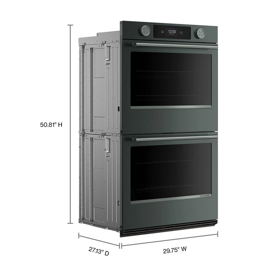 30-inch Smart Electric Double Wall Oven With Intelligent Cooking Camera - Juniper KOED930SJP
