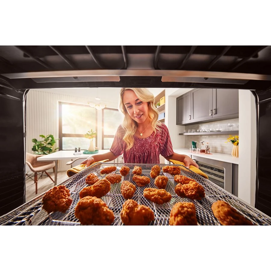 Kitchenaid® 27" Single Wall Ovens With Air Fry Mode KOES527PBS