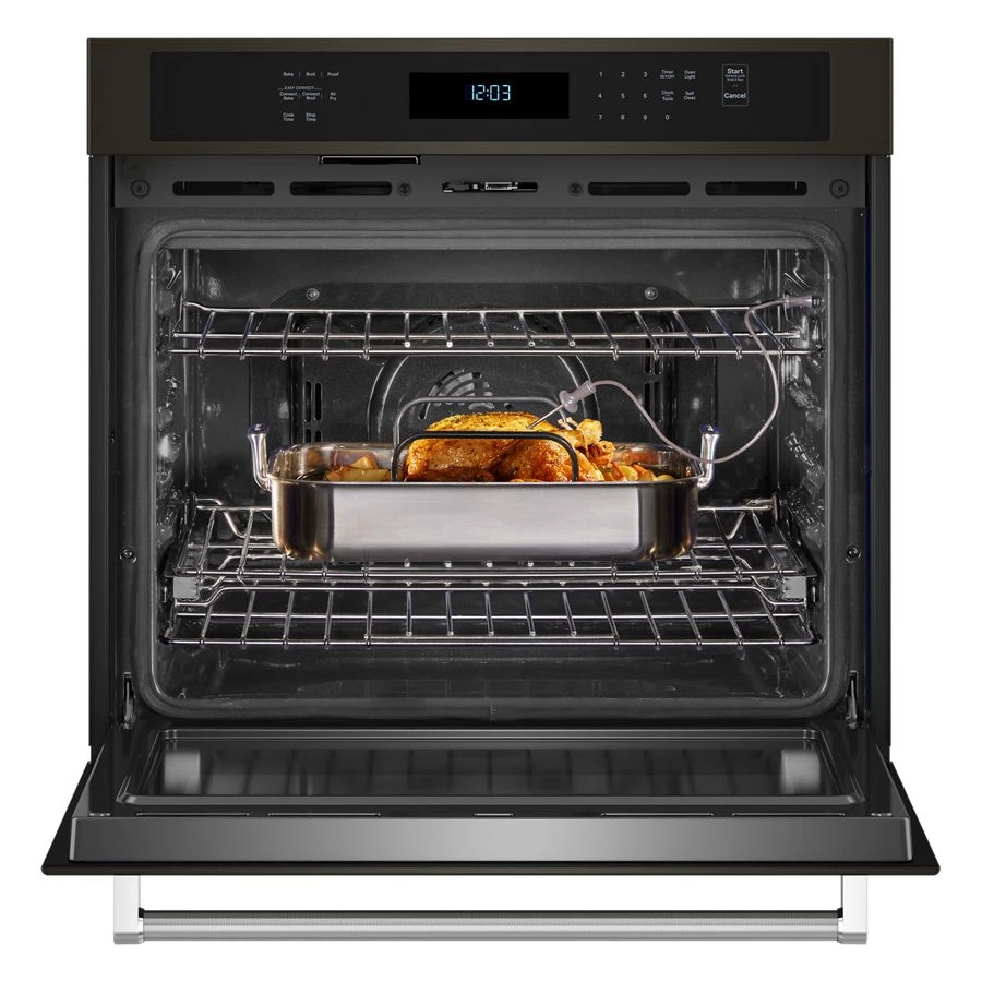 Kitchenaid® 27" Single Wall Ovens With Air Fry Mode KOES527PBS