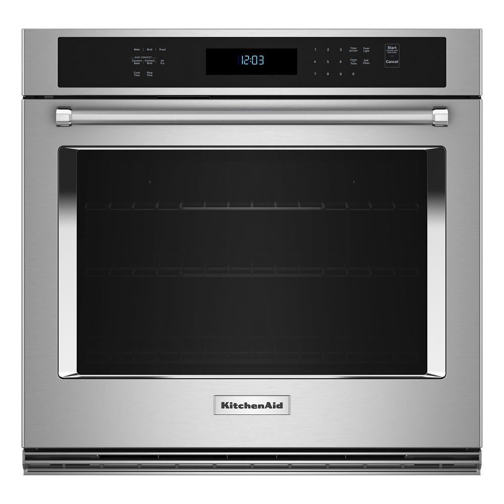 27" Single Wall Ovens with Air Fry Mode KOES527PSS