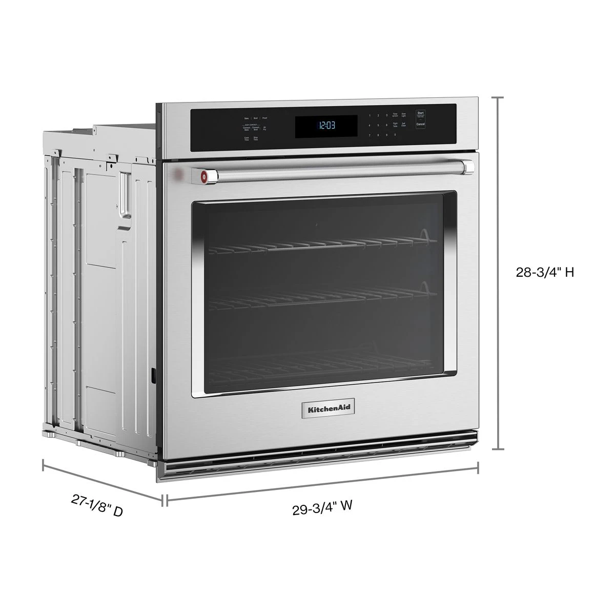 KitchenAid® 30" Single Wall Ovens with Air Fry Mode view 10
