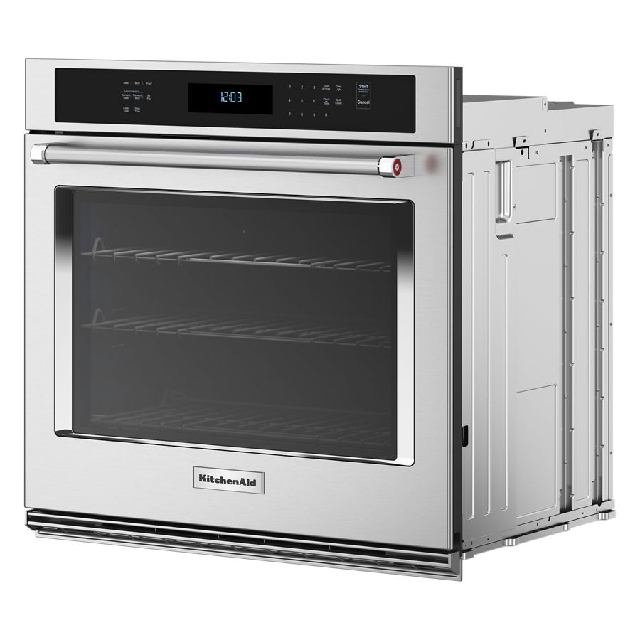 30" Single Wall Ovens with Air Fry Mode KOES530PSS