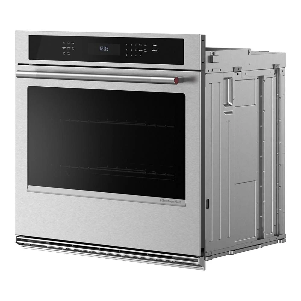 30-inch Electric Single Wall Oven with No Preheat Air Fry Mode - PrintShield™ Finish view 4