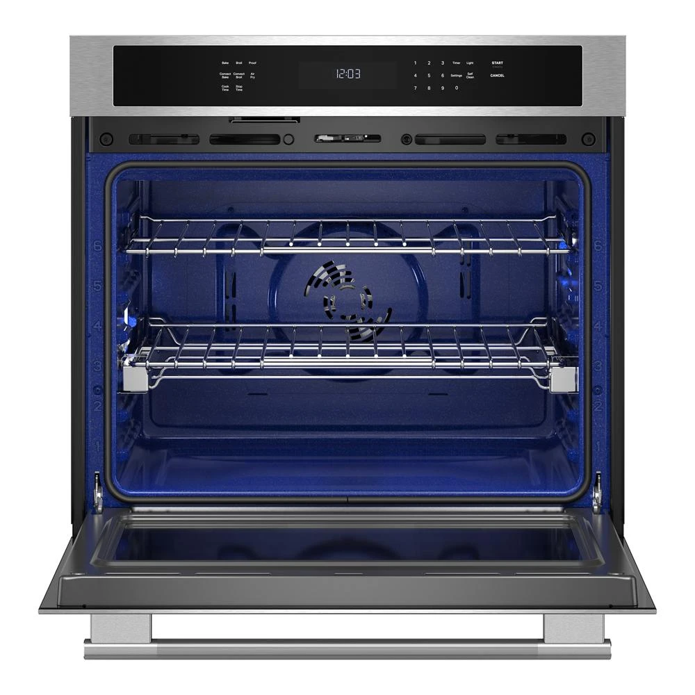 30-inch Electric Single Wall Oven with No Preheat Air Fry Mode - PrintShield™ Finish view 8