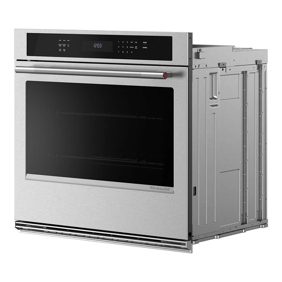 30-inch Electric Single Wall Oven With No Preheat Air Fry Mode - Printshield™ Finish KOES530SPS