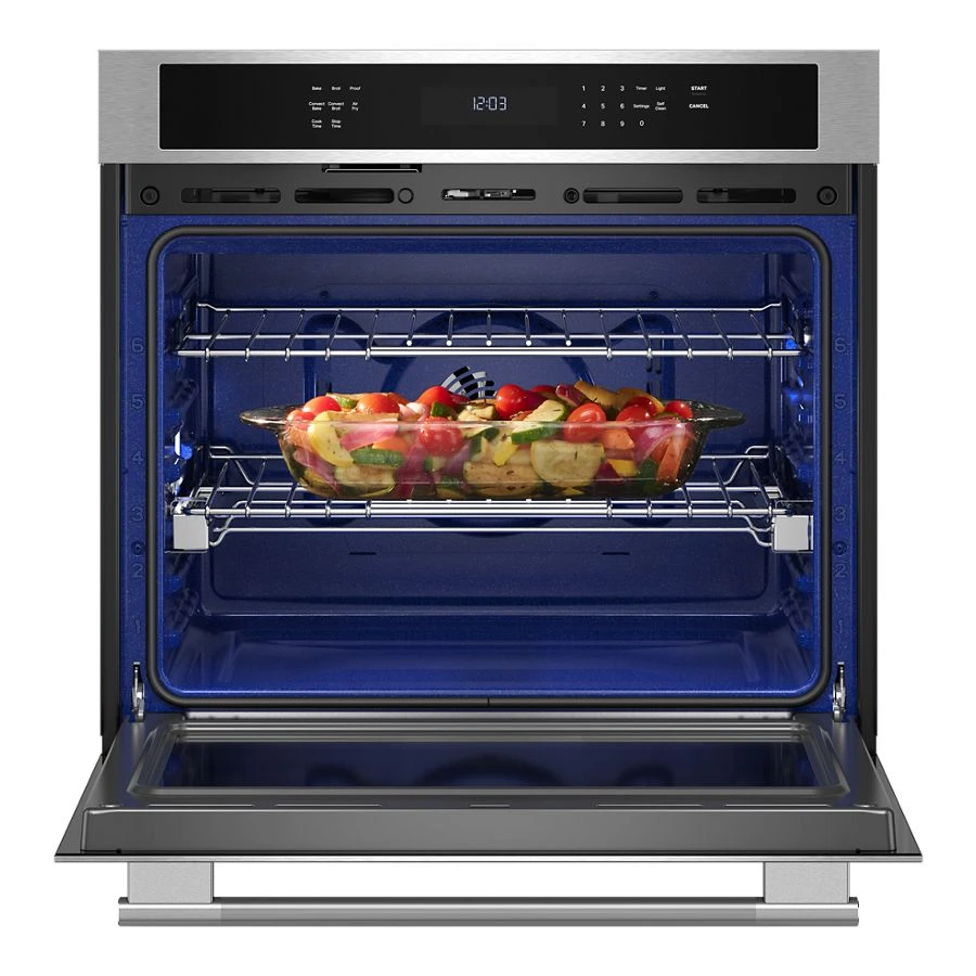 30-inch Electric Single Wall Oven With No Preheat Air Fry Mode - Printshield™ Finish KOES530SPS