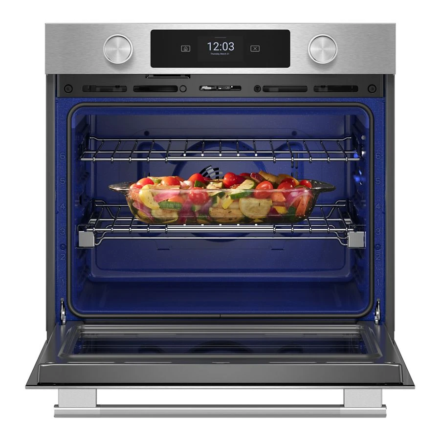 30-inch Smart Electric Single Wall Oven With Assisted Cooking Modes - Printshield™ Finish KOES630SPS