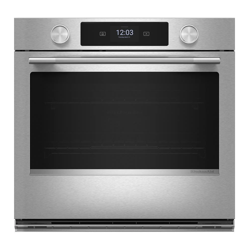 27-inch Smart Electric Single Wall Oven with Assisted Cooking Modes - PrintShield™ Finish view 3