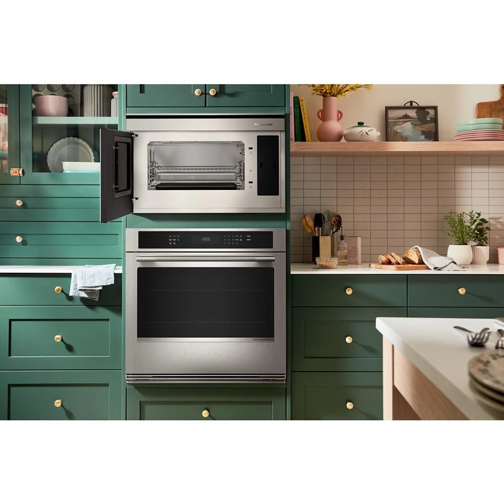 30-inch Smart Electric Single Wall Oven with Assisted Cooking Modes - PrintShield™ Finish view 20