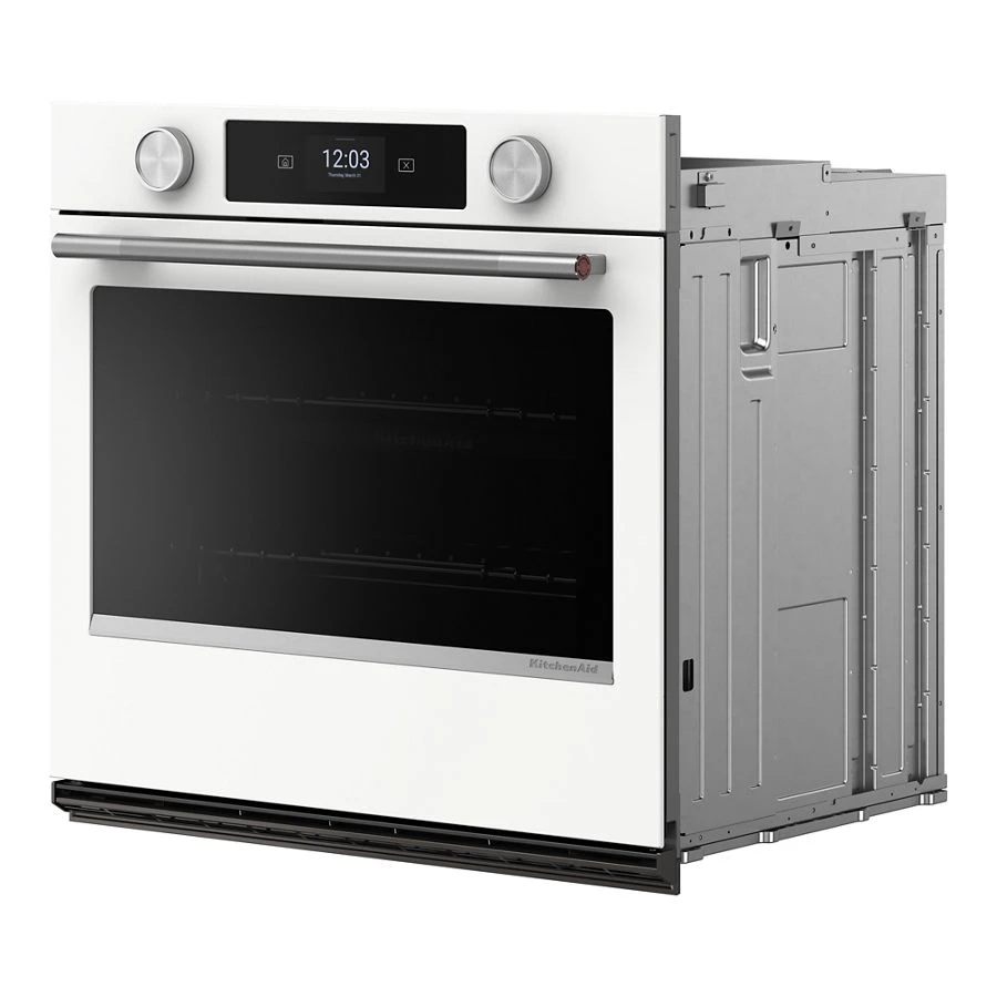 30-inch Smart Electric Single Wall Oven With Assisted Cooking Modes - White KOES730SWH
