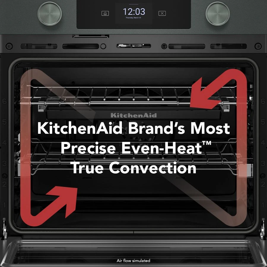 30-inch Smart Electric Single Wall Oven With Intelligent Cooking Camera - Juniper KOES930SJP