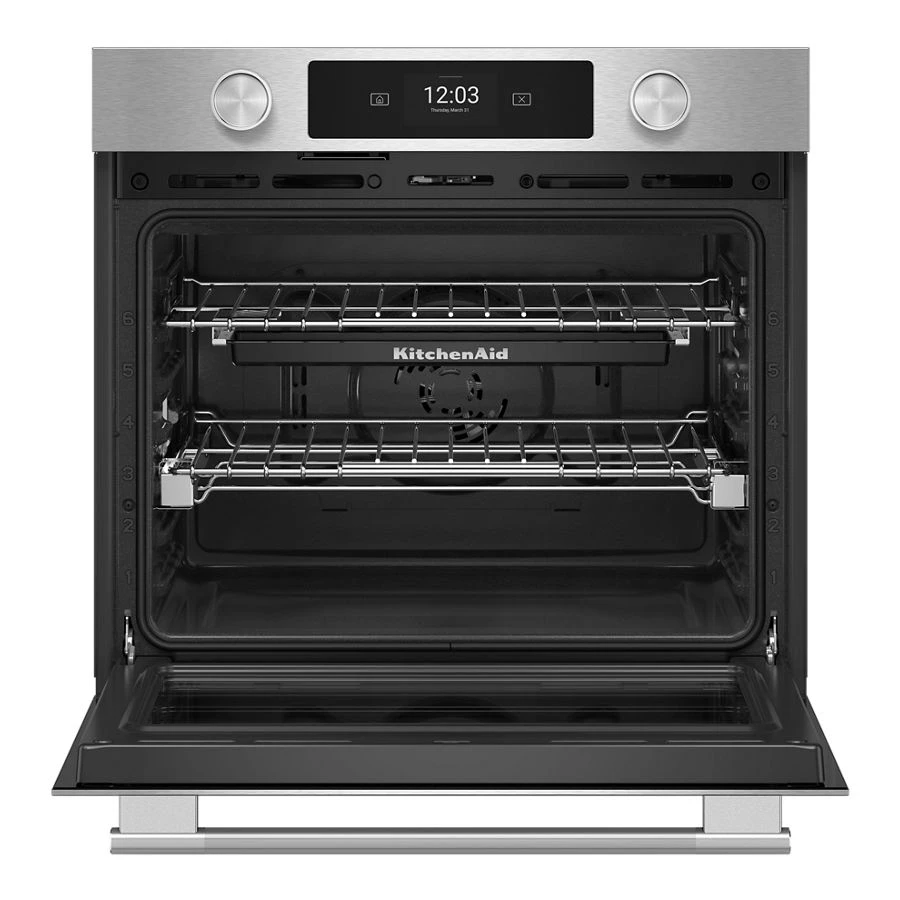 30-inch Smart Electric Single Wall Oven With Intelligent Cooking Camera - Printshield™ Finish KOES930SPS