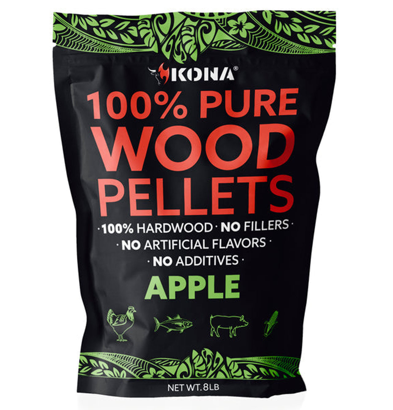 Kona 100% Apple 8 pound bag KONAPELLETAPPLE8KON