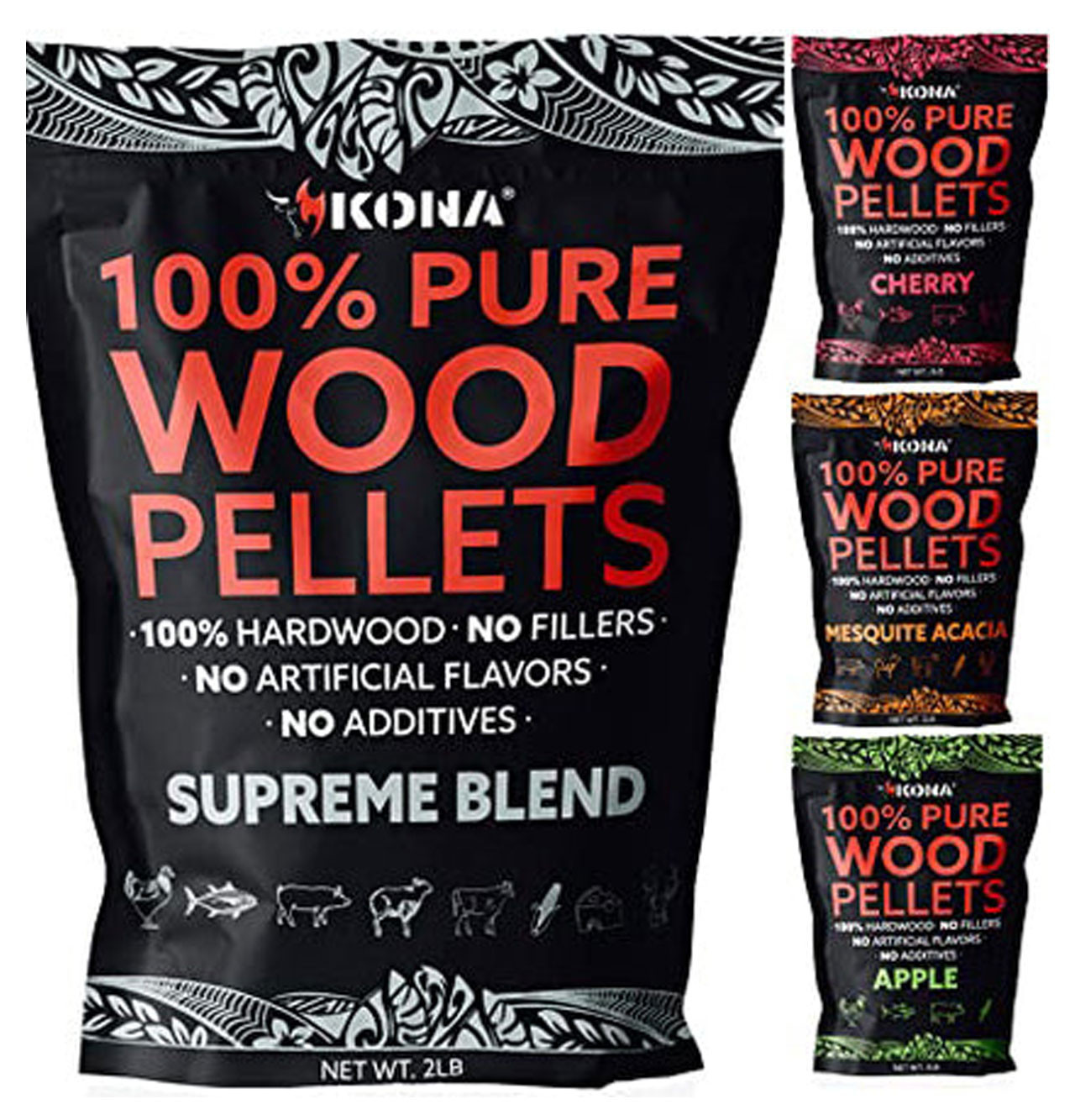Kona Premium Bold Variety Pack KONAPELLETAPSMKON