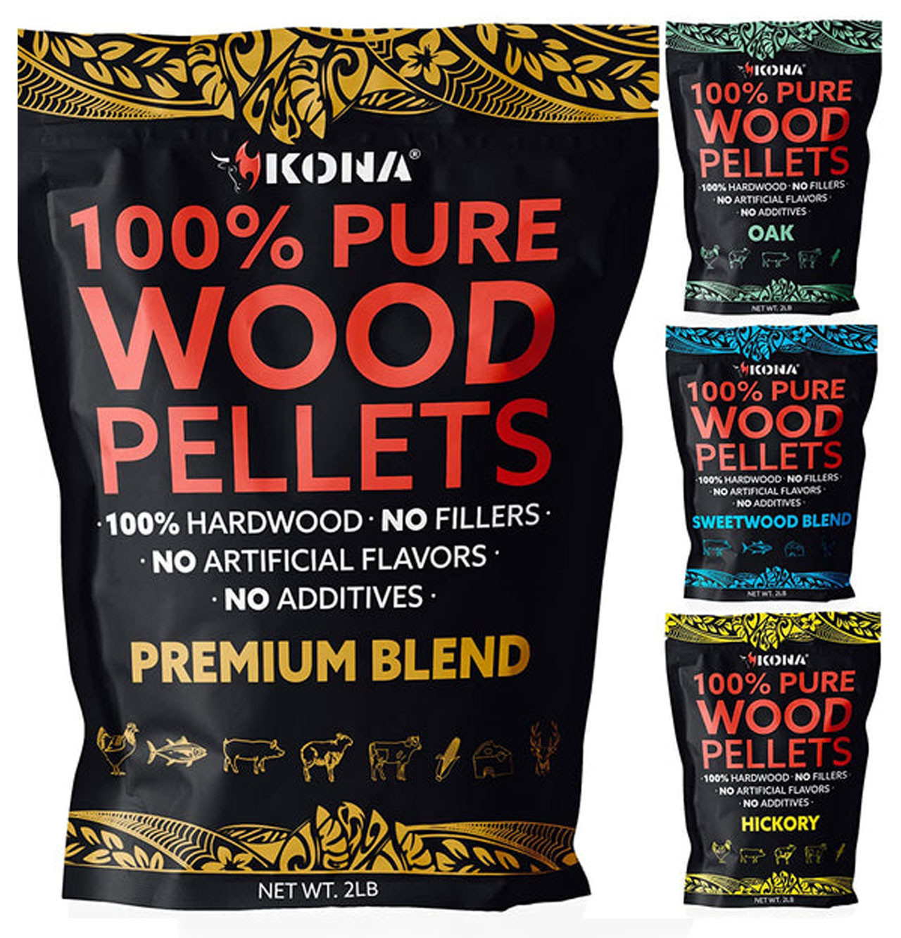 Kona Premium Balanced Variety Pack KONAPELLETOHSPKON