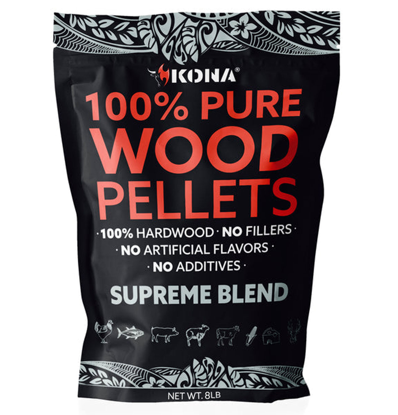 Kona 100% Supreme Blend 8 pound bag KONAPELLETSUPREME8KON