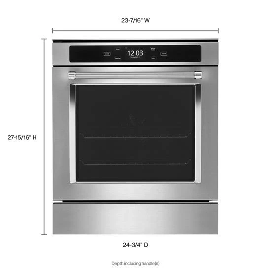 24" Smart Single Wall Oven with True Convection view 16