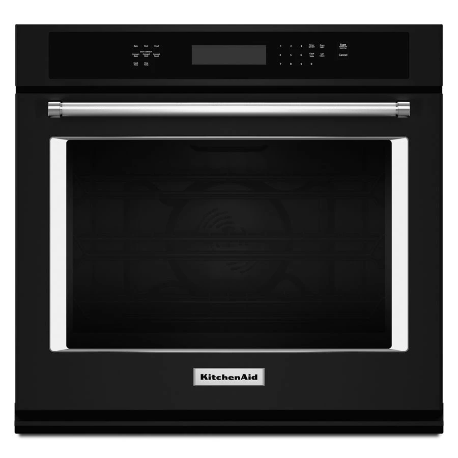 27" Single Wall Oven with Even-Heat True Convection KOSE507EBL