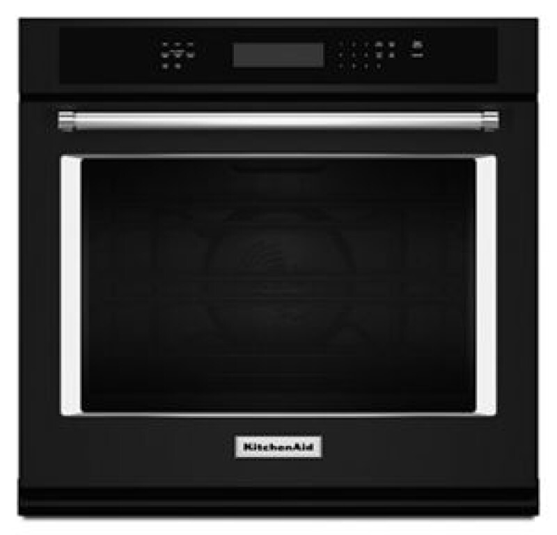 27" Single Wall Oven with Even-Heat True Convection KOSE507EBL