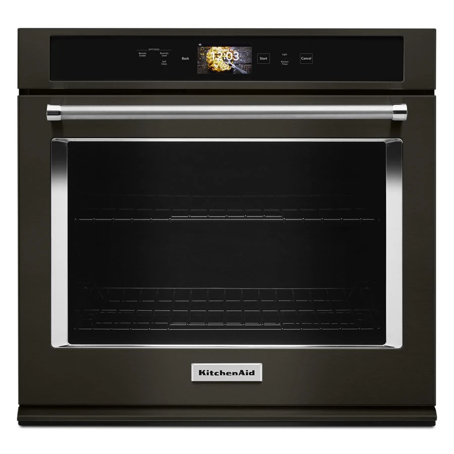 Smart Oven+ 30" Single Oven With Powered Attachments And Printshield™ Finish KOSE900HBS