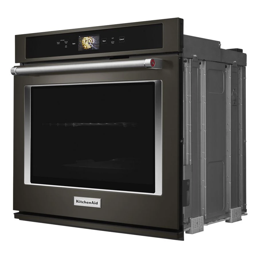 Smart Oven+ 30" Single Oven With Powered Attachments And Printshield™ Finish KOSE900HBS