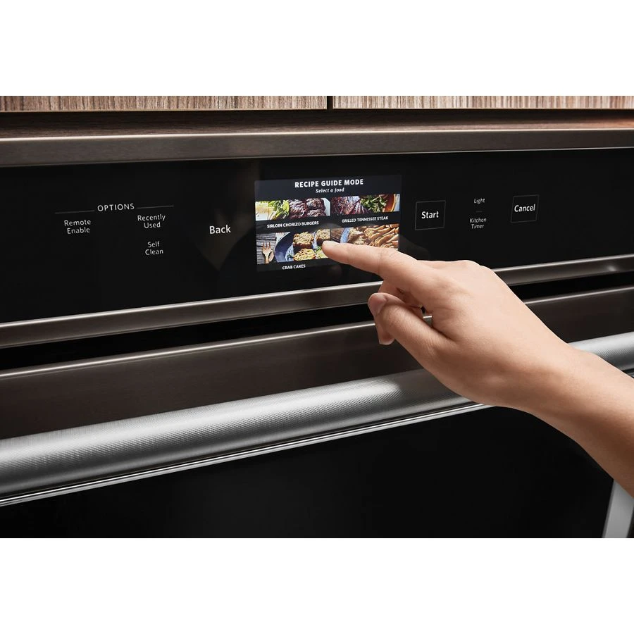 Smart Oven+ 30" Single Oven With Powered Attachments And Printshield™ Finish KOSE900HBS
