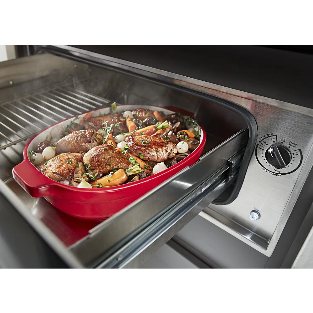 30'' Slow Cook Warming Drawer with PrintShield™ Finish KOWT100EBS