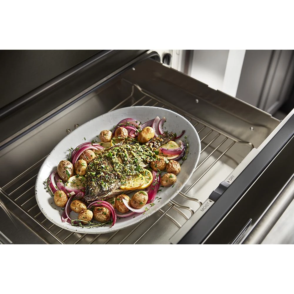30'' Slow Cook Warming Drawer with PrintShield™ Finish KOWT100EBS