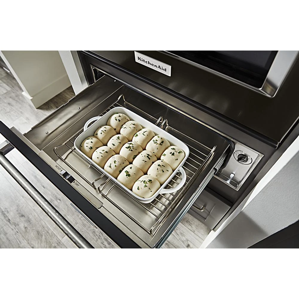 30'' Slow Cook Warming Drawer with PrintShield™ Finish KOWT100EBS