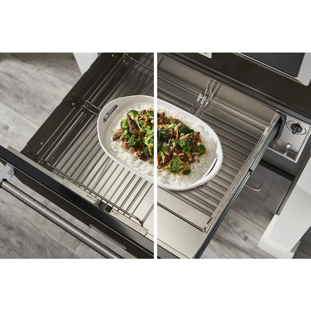 30'' Slow Cook Warming Drawer with PrintShield™ Finish KOWT100EBS