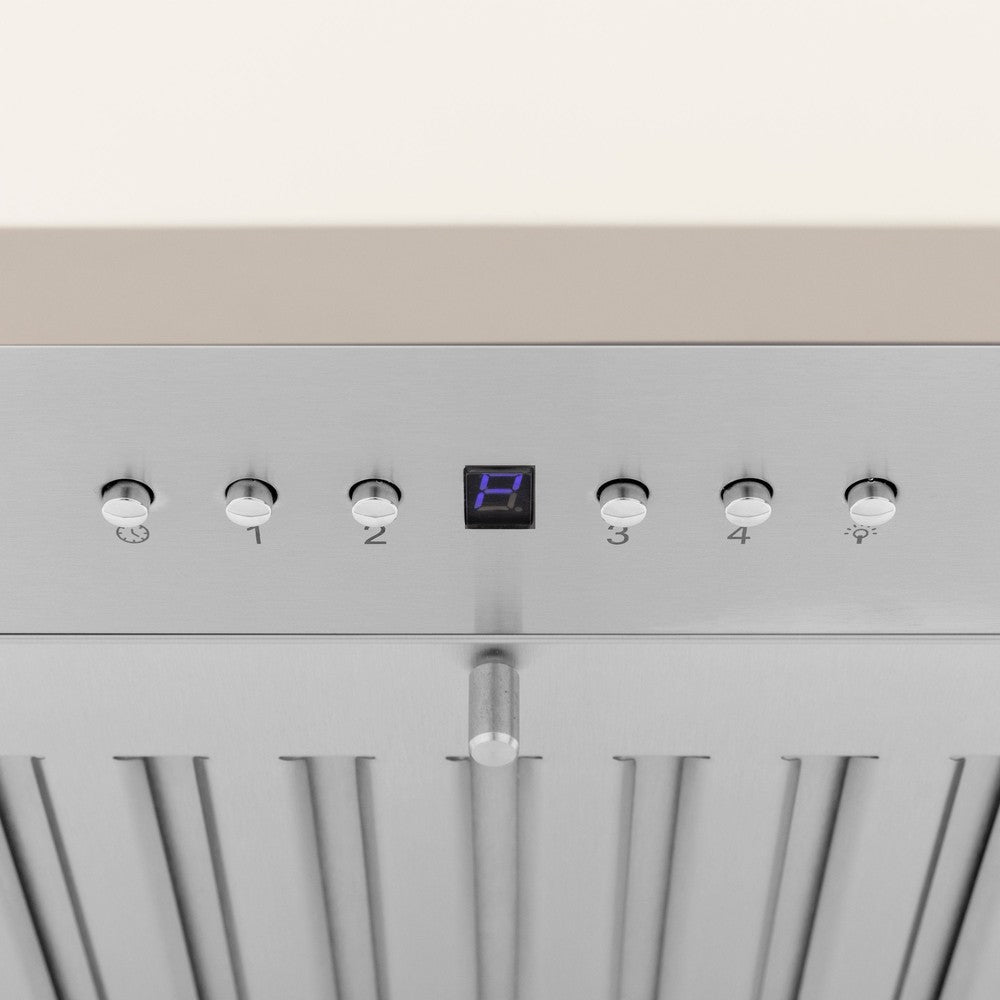 48 In. Ducted Vent Wooden Wall Mount Range Hood In Cottage White KPTT48