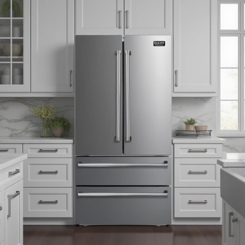36-Width Counter-Depth French Door Refrigerator with Interior Ice Maker KR700I