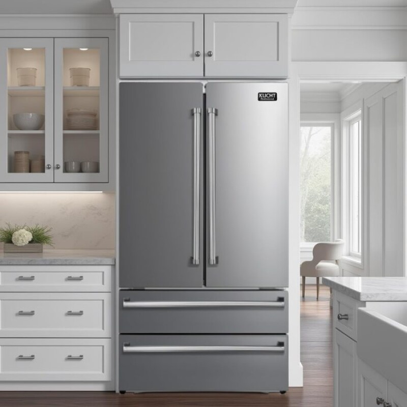 36-Width Counter-Depth French Door Refrigerator with Interior Ice Maker KR700I