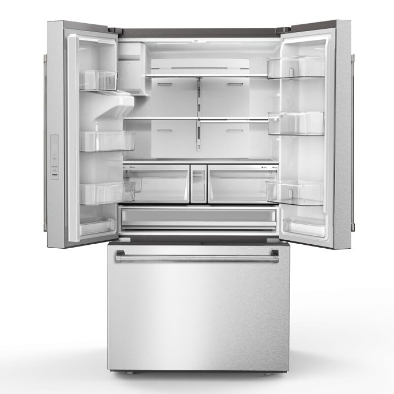 36-Width Full Depth French Door Refrigerator with Exterior Ice Maker KR900X