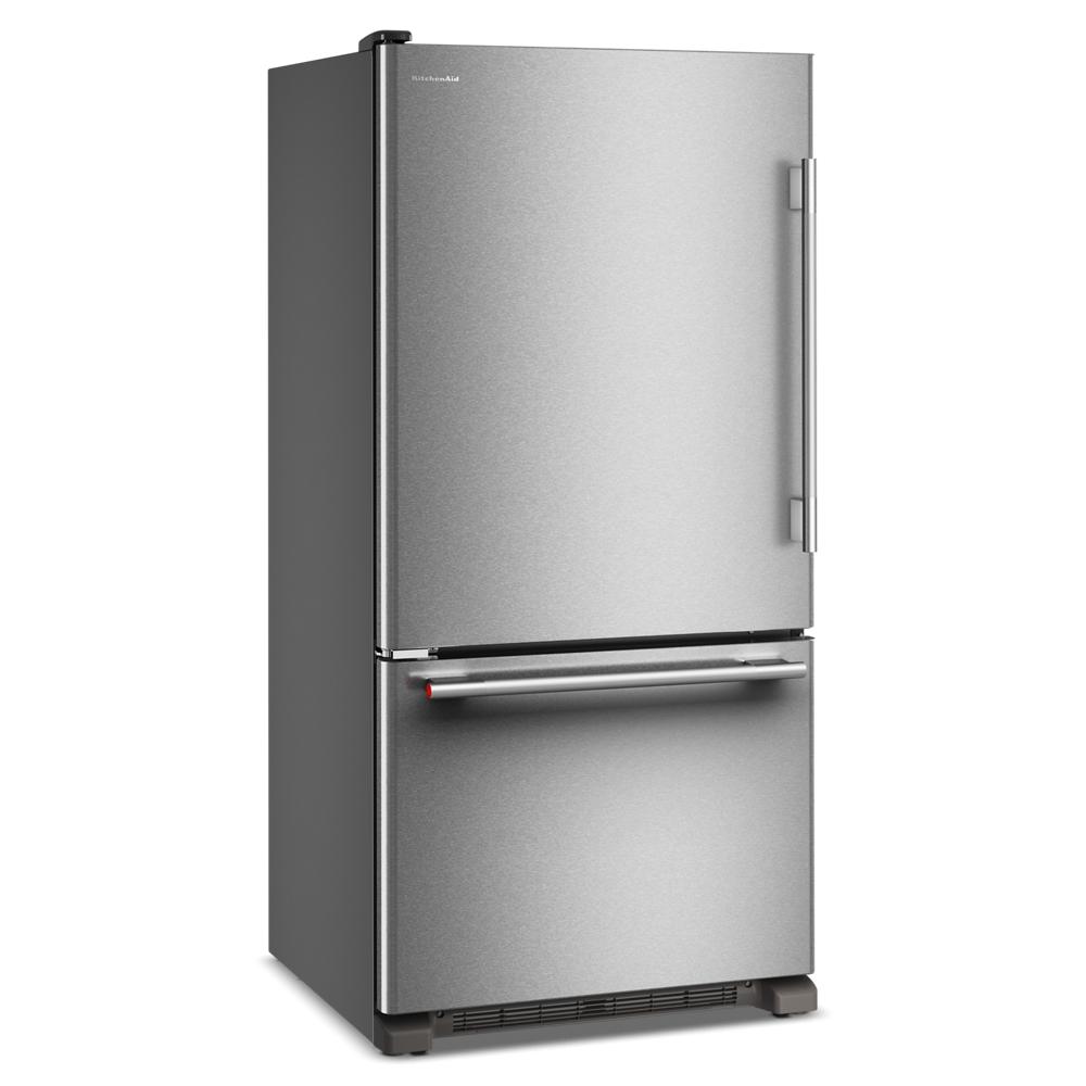 22 Cu. Ft. 33-Inch Standard-Depth Bottom Mount Refrigerator with Left Door Swing view 3
