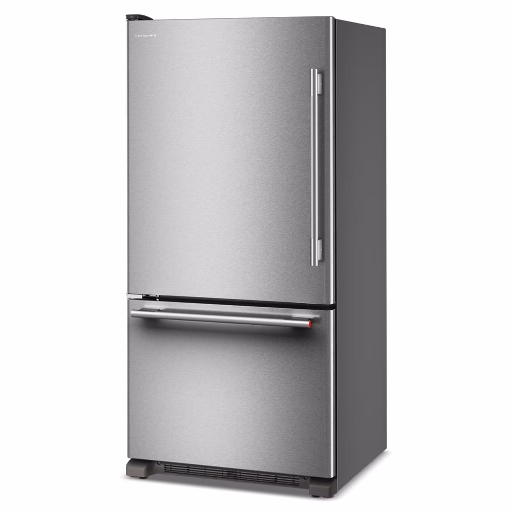 22 Cu. Ft. 33-Inch Standard-Depth Bottom Mount Refrigerator with Left Door Swing view 4