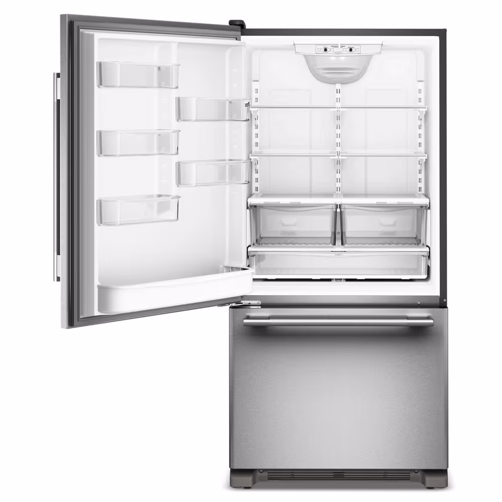 22 Cu. Ft. 33-Inch Standard-Depth Bottom Mount Refrigerator with Left Door Swing view 6