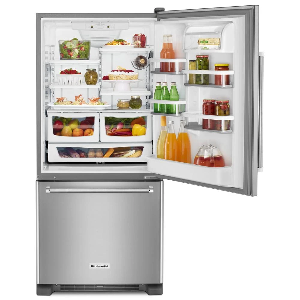 19 cu. ft. 30-Inch Width Full Depth Non Dispense Bottom Mount Refrigerator view 3