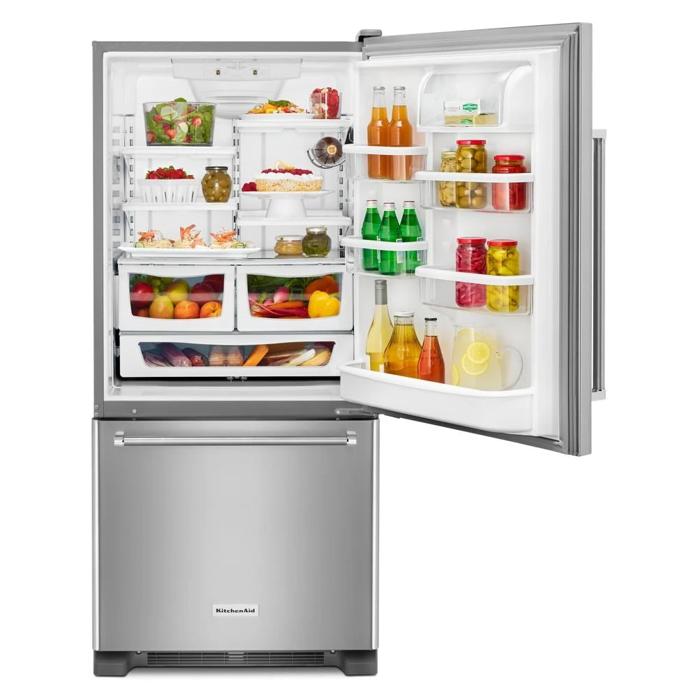 19 cu. ft. 30-Inch Width Full Depth Non Dispense Bottom Mount Refrigerator view 4