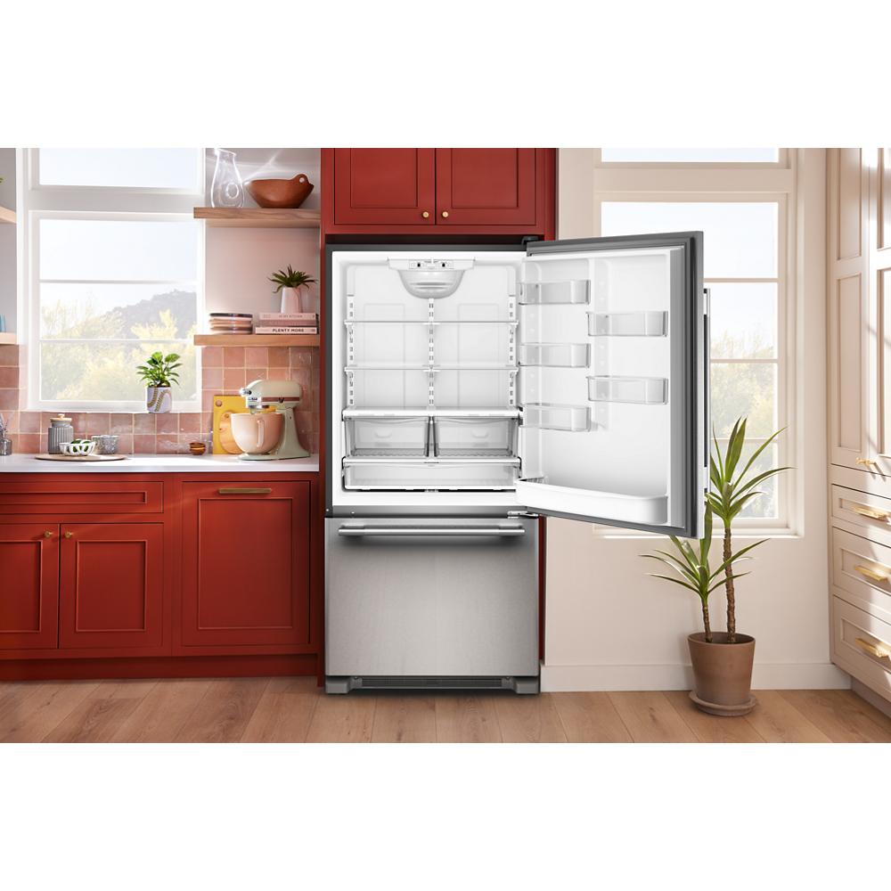 22 Cu. Ft. 33-Inch Standard-Depth Bottom Mount Refrigerator with Right Door Swing view 8