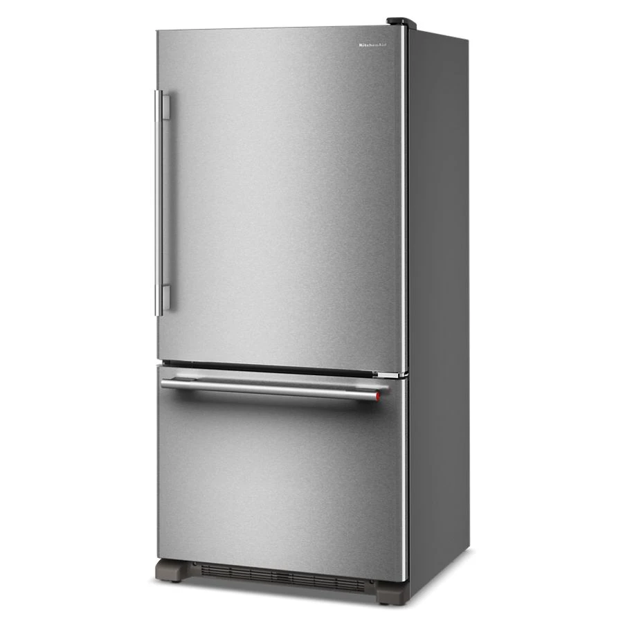 22 Cu. Ft. 33-inch Standard-depth Bottom Mount Refrigerator With Right Door Swing KRBR133SPS