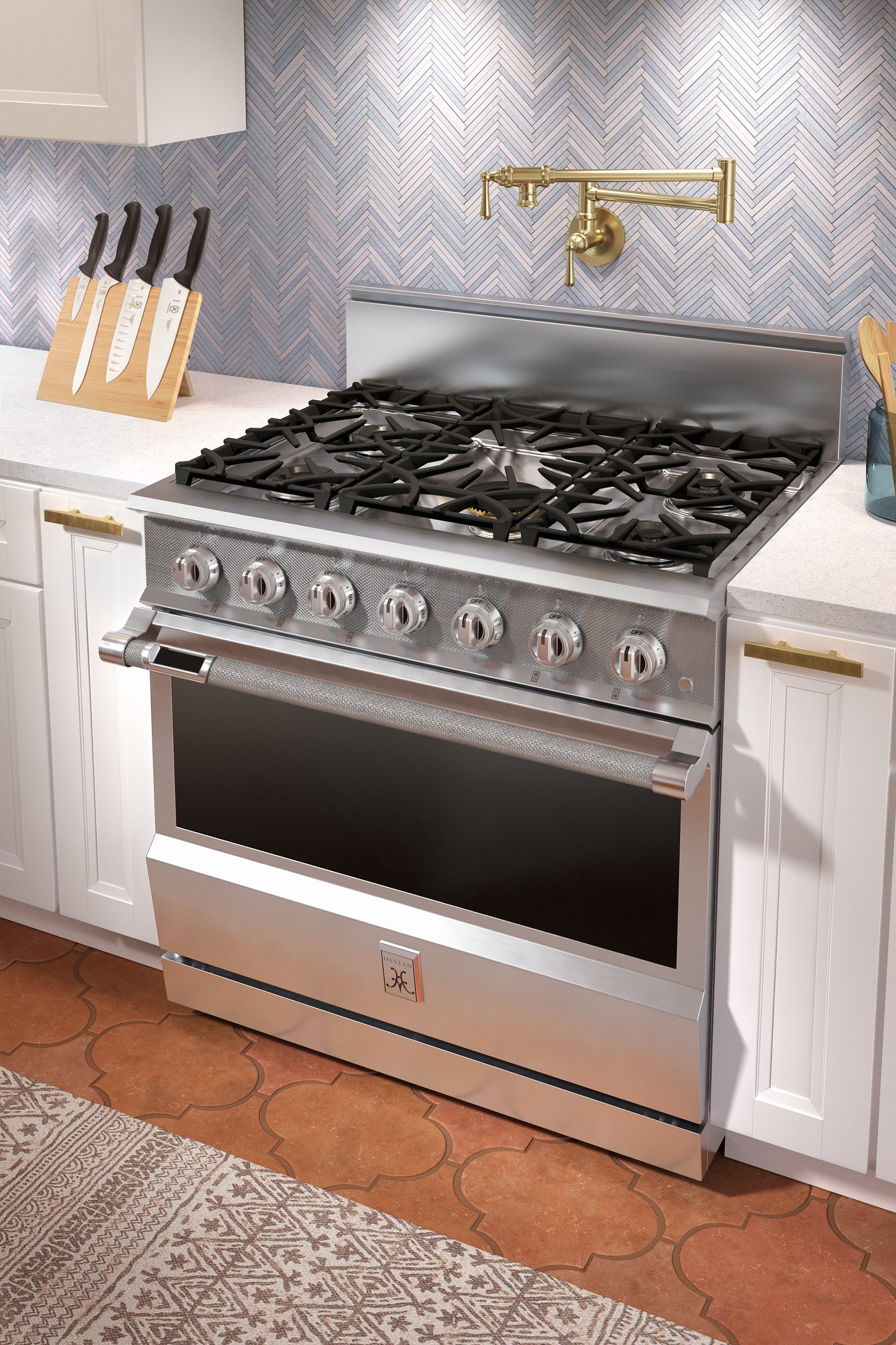 36″ 5-Burner Dual Fuel Range KRD365NG1
