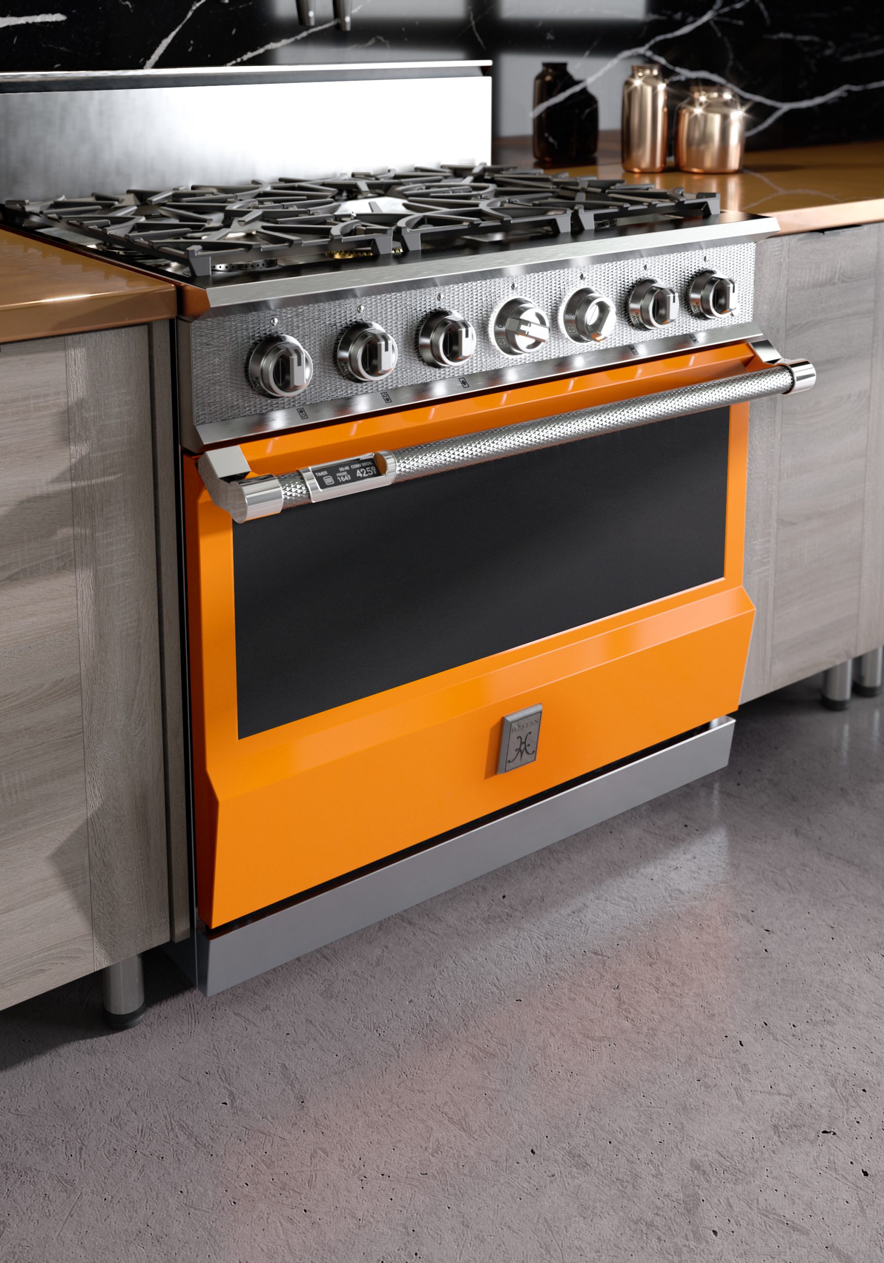 36″ 5-Burner Dual Fuel Range KRD365NGCC1