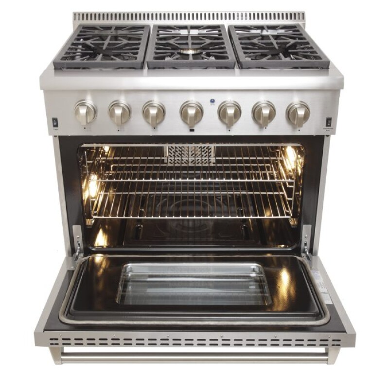 36 Freestanding DualFuel Range KRD366FLP