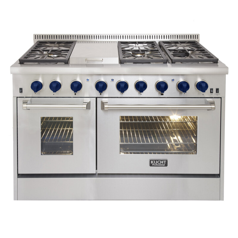 48 Freestanding DualFuel Range for Extra Large Kitchens KRD486FB