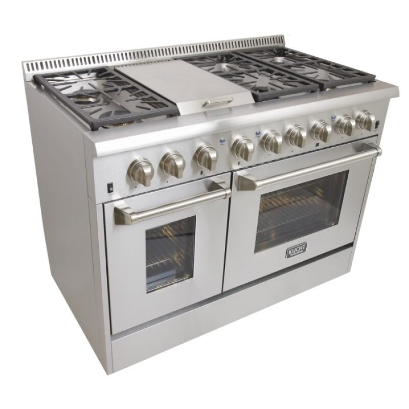 48 Freestanding DualFuel Range for Extra Large Kitchens KRD486FKLP